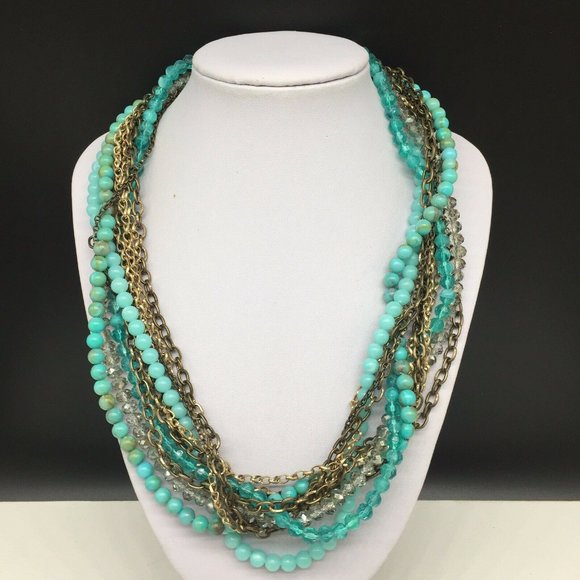 LOFT Jewelry - NEW Ann Taylor Loft Turquoise Beaded Necklace